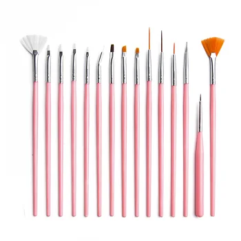 

15 wolf brushes for detailed painting, miniature acrylic resin gouache acrylic pen, paint painting, art supplies