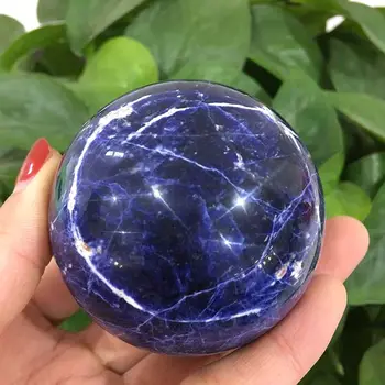 

Mineral tourmaline bamboo stone blue stone sodium stone South Africa ruby crystal ball transport wind water ball pendant