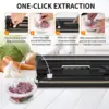MAXFUTURE Automatic Vacuum Sealer Vac Packer Food Sealer Sous Vide FoodSaver Vacuum Sealer Machine Including 15 Vacuum Bags FREE 2