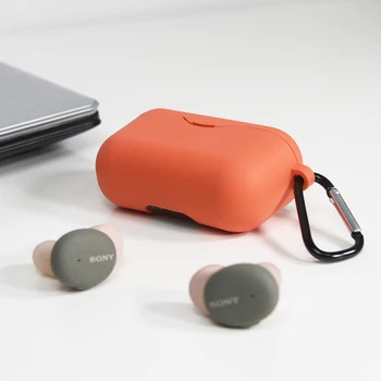 

Solid Color Silicon Case Earphone for Sony WFH800 Case funny Cartoon Soft Headphone Case Funda for Sony WF-H800/wf800 cover capa