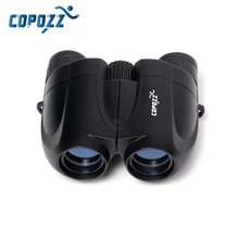 COPOZZ зум телескоп 10x25 взрослые дети складные бинокли BAK4 низкий свет ночного видения для Открытый Кемпинг, катание на лыжах наблюдения за птицами