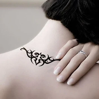 

Sexy totem vine neck and waist tattoo water transfer sticker Removable Waterproof Temporary Tattoo Body Art Sticker Fit for Gift