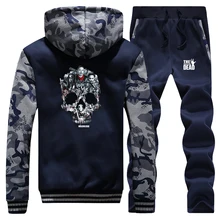 ^#Cheap The walking dead Skull Funny Print Men Warm Streetwear Thick Suit Hoodies Sweatshirt Jacket+Pants Mens 2 Pieces Sets Tracksuit ^#Cheap The walking dead Skull Funny Print Men Warm Streetwear Thick Suit Hoodies Sweatshirt Jacket+Pants Mens 2 Pieces Sets Tracksuit