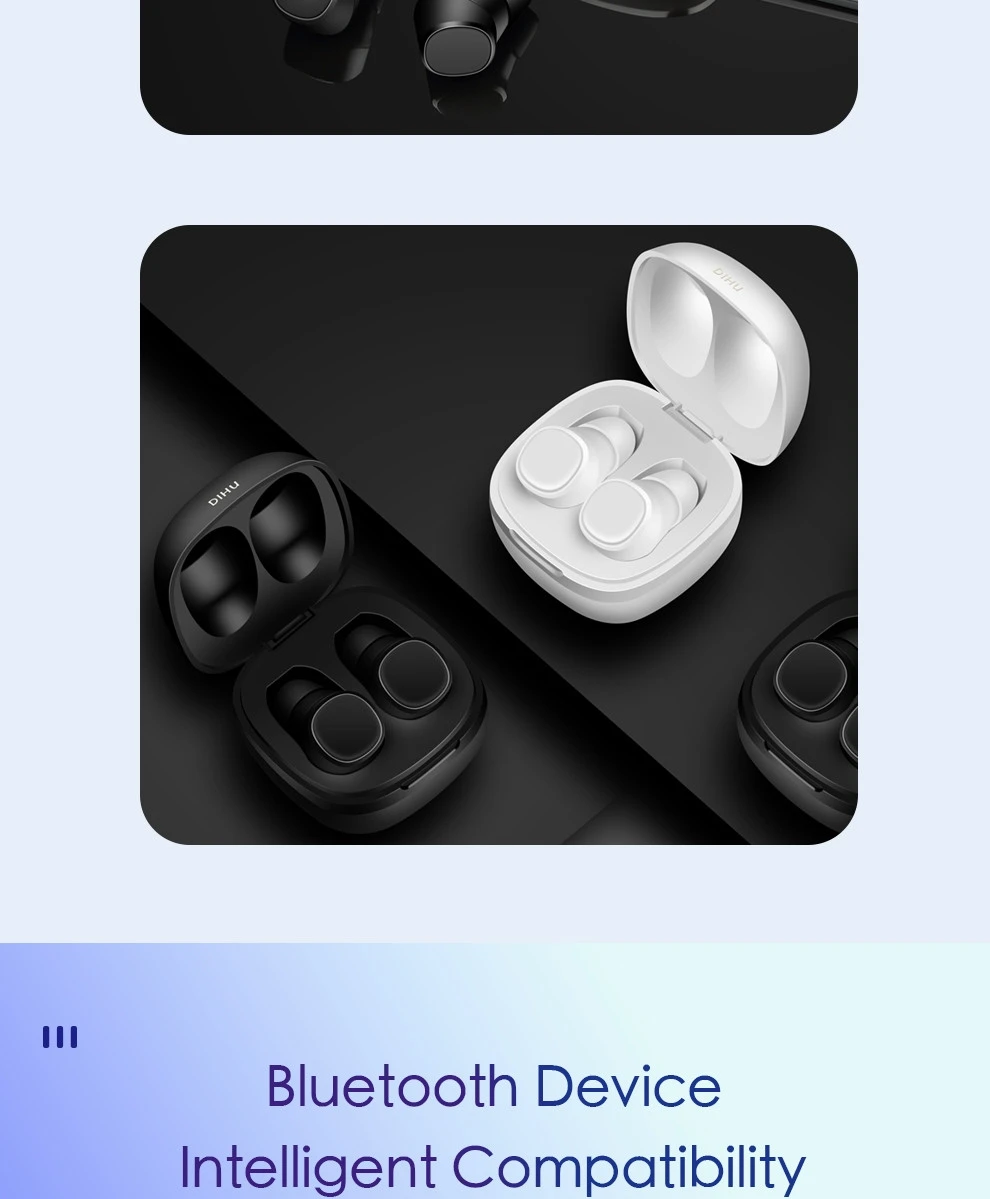 DIHU T1X Bluetooth 5,0 наушники-вкладыши Молодежная версия стерео бас наушники с микрофоном наушники AI управление