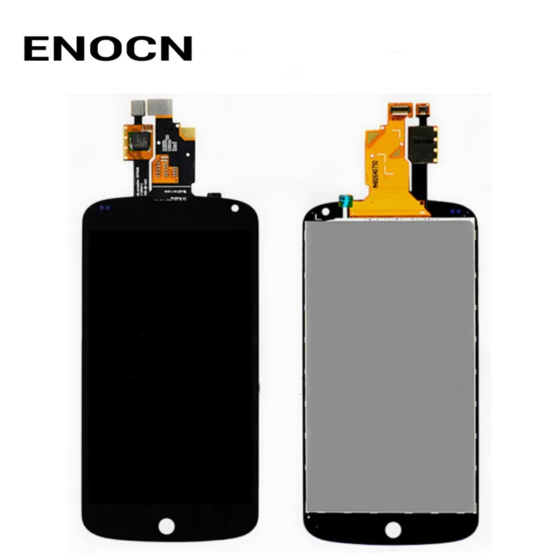 Оригинальный ЖК-дисплей ENOCN для LG Google Nexus 4 E960 дигитайзер сенсорного экрана в сборе