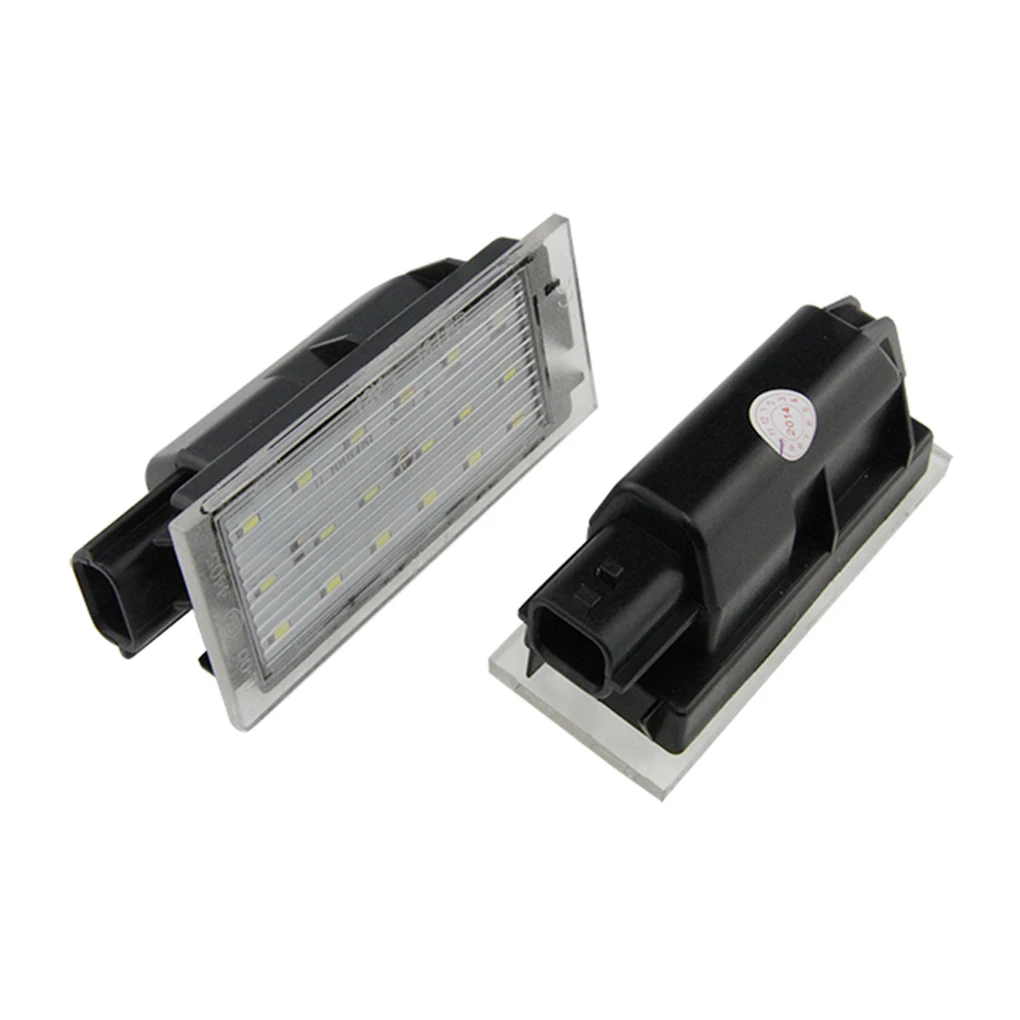 1 пара автомобилей Светодиодный номерной знак свет SMD 3528 Замена для Renault Megane 2 Clio Laguna 2 Megane 3