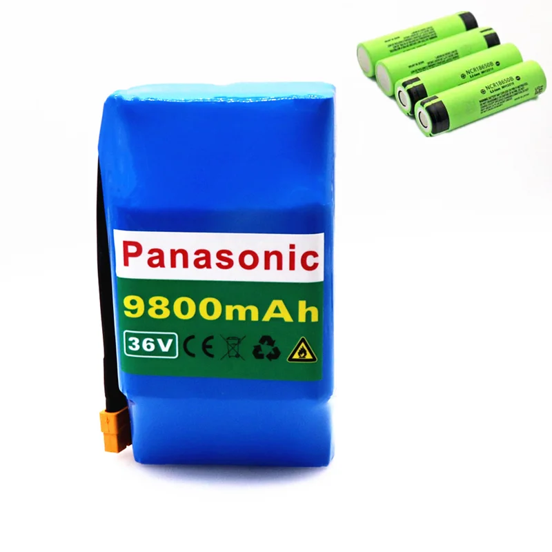 18650 батарея Panasonic 10s2p 36V литий-ионная перезаряжающаяся батарея 8800 мА/ч, 8.8ah с одноконтурным напряжение Ховерборд батарея