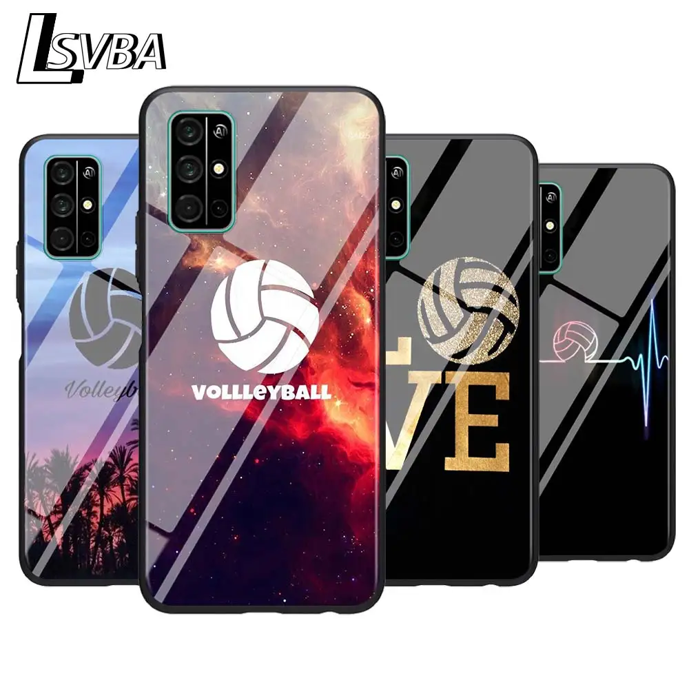 

For Huawei Honor 9A 9C 9S 9X Lite Phone Case Volleyball Sports for Honor 30 Pro Plus 20S 8A 8C 8S 87 7C 7S Silicone Cover