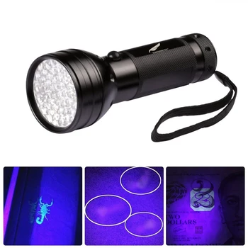 

10w Uv Disinfection Flashlight 100 Leds Torch 395-400nm Uv Led Detection Light For House Urine Pet Stains Bed Bugs Scorpion
