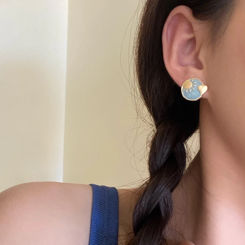 Opal Stud Earrings - Crescent Opal, Ana Luisa