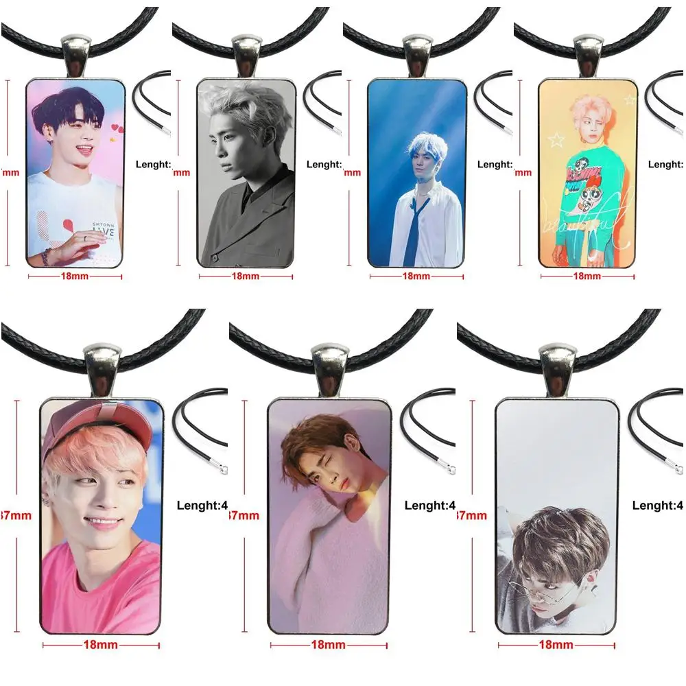 Женское и мужское ожерелье модная Длинная цепочка прямоугольное ювелирное