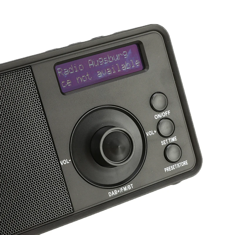 Портативный Bluetooth DAB+ FM цифровой радио плеер приемник Ручной мини музыка стерео радио динамик поддержка AUX будильник c ЖК-дисплеем