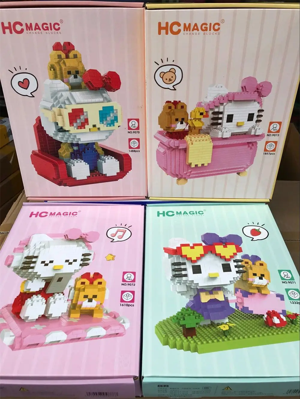 hc mini blocks cat