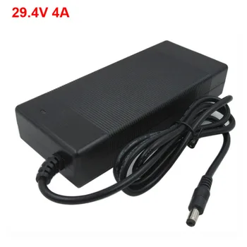 

24V 4A Ebike Charger Output 7S 29.4V 4A Lithium charger Used for 24V 10AH 12AH 15AH 20AH battery pack charger free shipping
