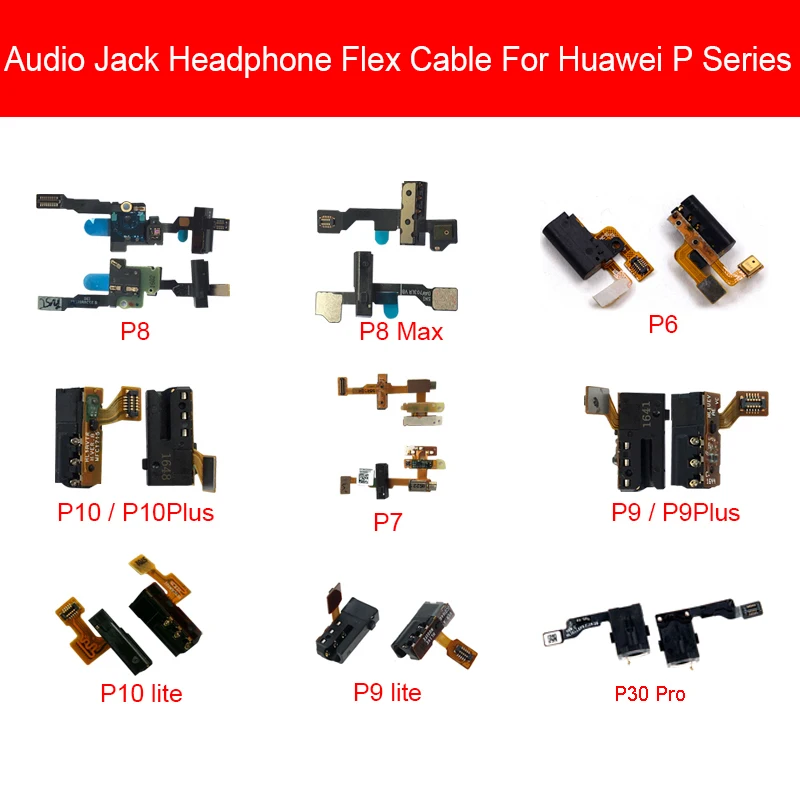 Шлейф для наушников Huawei P6 P7 P8 P9 P10 P30 Pro Max Lite Plus | Мобильные телефоны и аксессуары