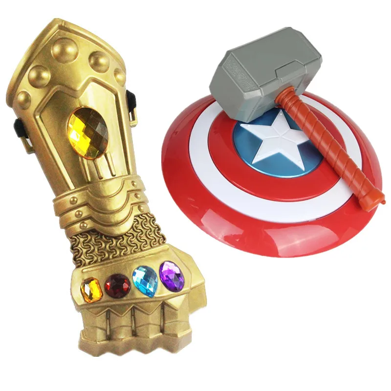 Аксессуары для косплея Disney Мстители Marvel щит капитана Америки Тора молот