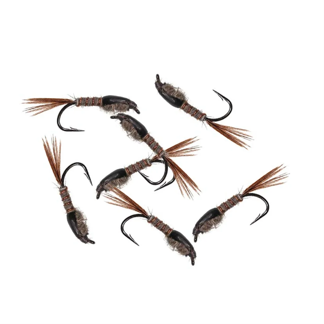 32-84Pieces Dry Wet Flies Nymph Box Set Fly Fishing Flies Trout Bass Lure  Artificial Fish Bait