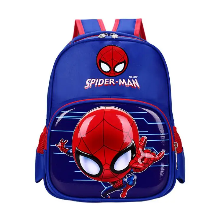 Mochila Disney de Spiderman para niños, morral escolar de Frozen para guardería