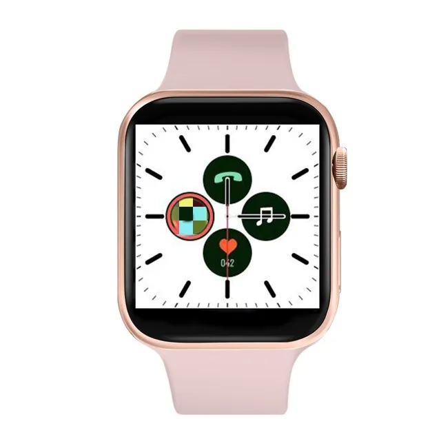 Умные часы Soulusic IWO 11, gps, Bluetooth, 1:1, умные часы, 44 мм, чехол для Apple iOS, Android, пульсометр, кровяное давление IWO 10, обновление - Цвет: Pink