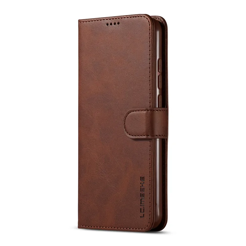 Коричневый Чехол для Redmi Note 8 Pro для Xiaomi Redmi Note 8 Pro Чехол s кожаный Винтажный чехол для телефона на Redmi Note 8 чехол-книжка с подставкой - Цвет: Коричневый