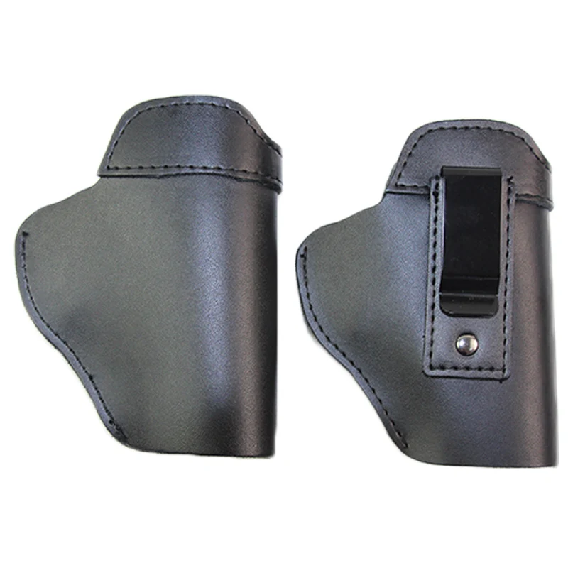 Кожаная Кобура Для Пистолетов Glock 17 18 19 22 26 Sig Sauer P226 Beretta M92 Cz 75 Shadow Airsoft пистолеты Скрытая кобура клип чехол