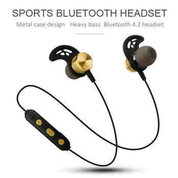 

Classic Universal Wireless Earphone Sports running Magnetic Bluetooth headset Game Earbud For IPhone Xiaomi Huawei Samsung