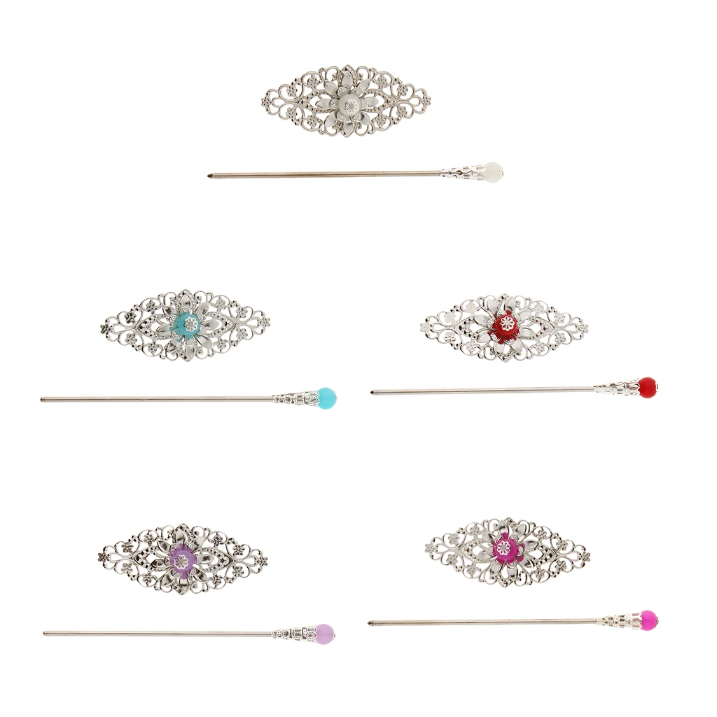 Traditional Chinese Hairpin Rhinestone Antique Hair Sticks Hair Chopsticks Hair Styling Tools Women Headwear