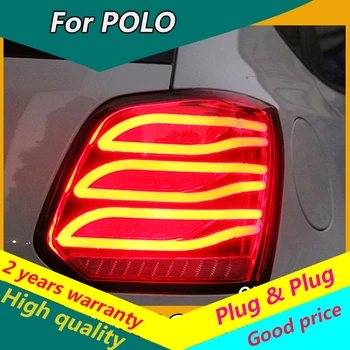 

KOWELL Car Styling For vw POLO taillights 2006 2007-2016 BENZ model For VW golf MK6 led rear lights car styling cover drl+signal