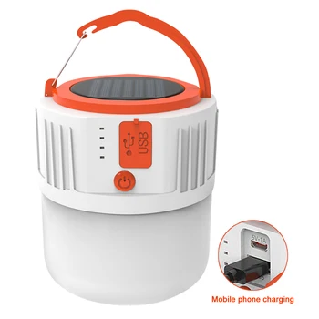 

Camping Lamp Portable Lantern Ergonomic Garden Solar Powered Wireless Tent Light 24LEDS Universal Outdoor Waterproof 3 In 1