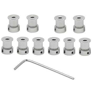 

20 Teeth 2GT Timing Synchronous Pulley Bore 5mm for Width 10mm 2M GT2 Belt Small Backlash 20T 20Teeth 10Pcs