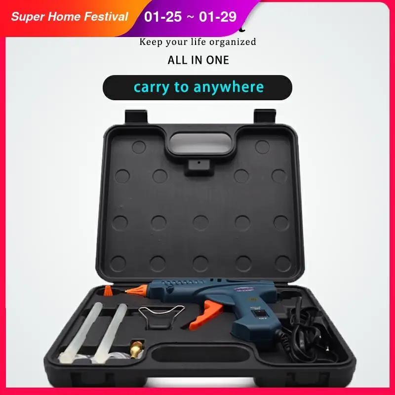 100 Вт клеевой пистолет горячего расплава с набором инструментов включает 11 мм