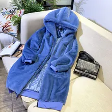 25 градусов пушистая шуба из искусственного меха женская синяя черная меховая длинная плюшевая с капюшоном куртка из искусственного меха размера плюс зимнее пальто женская верхняя одежда