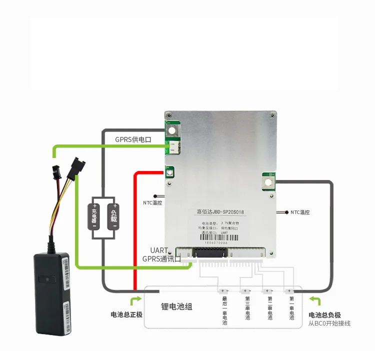Dykb 16S 17S 20S 48V 60V 72V 30A 40A Li Ion Lifepo4 Защитная панель для литиевых батарей smart BMS Balance Remote