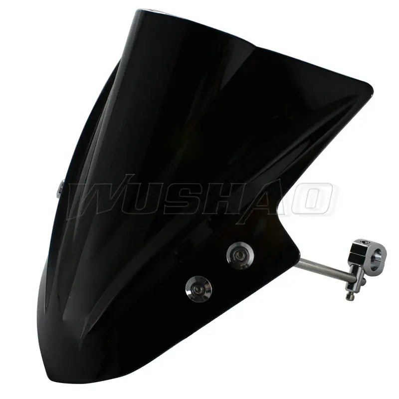 Black Лобовое стекло Ветер Экран кронштейн для 2006 2008 2009-2011 2012 2013 Suzuki GSR750 GSR600 GSR400 GSR 750 600 400 - Цвет: Black