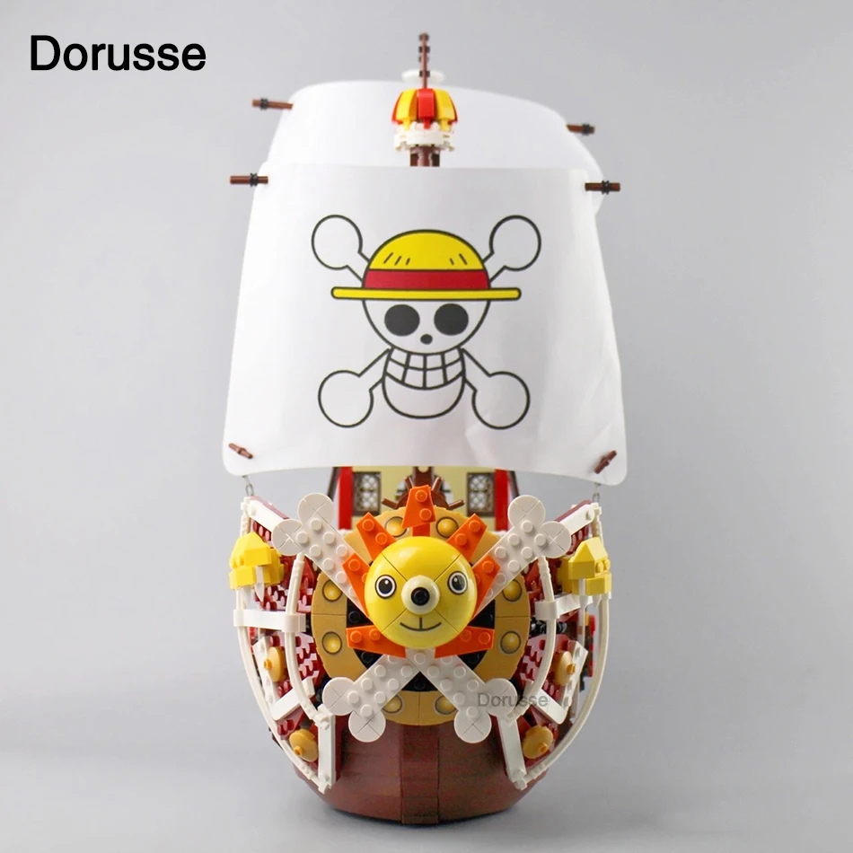  ONE PIECE The THOUSAND SUNNY Pirate Ship Japan Anime compatible legoingly Brick Building Blocks Fig