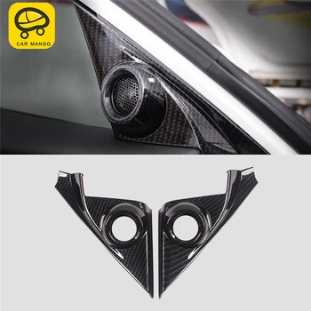 

CAR MANGO Car A Column Loudspeaker Circle Cover Trim Frame Sticker Interior Accessories for Honda Civic 2016-2020