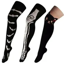 Длинные гетры в полоску, гетры Для женщин из хлопка; высокие сапоги-ботфорты выше колена чулки