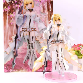 

Saber Nero Claudius PVC Collection Model Toy Anime Fate Grand Order Action Figure Bride Wedding Dress Ver.