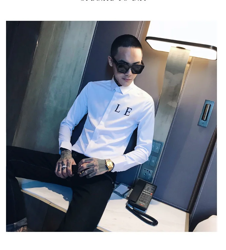 Мужская рубашка с принтом орла, модная, Camisa Hombre, повседневная, приталенная, Мужская Уличная рубашка с животными, Camisas Hombre, смокинг для ночного клуба