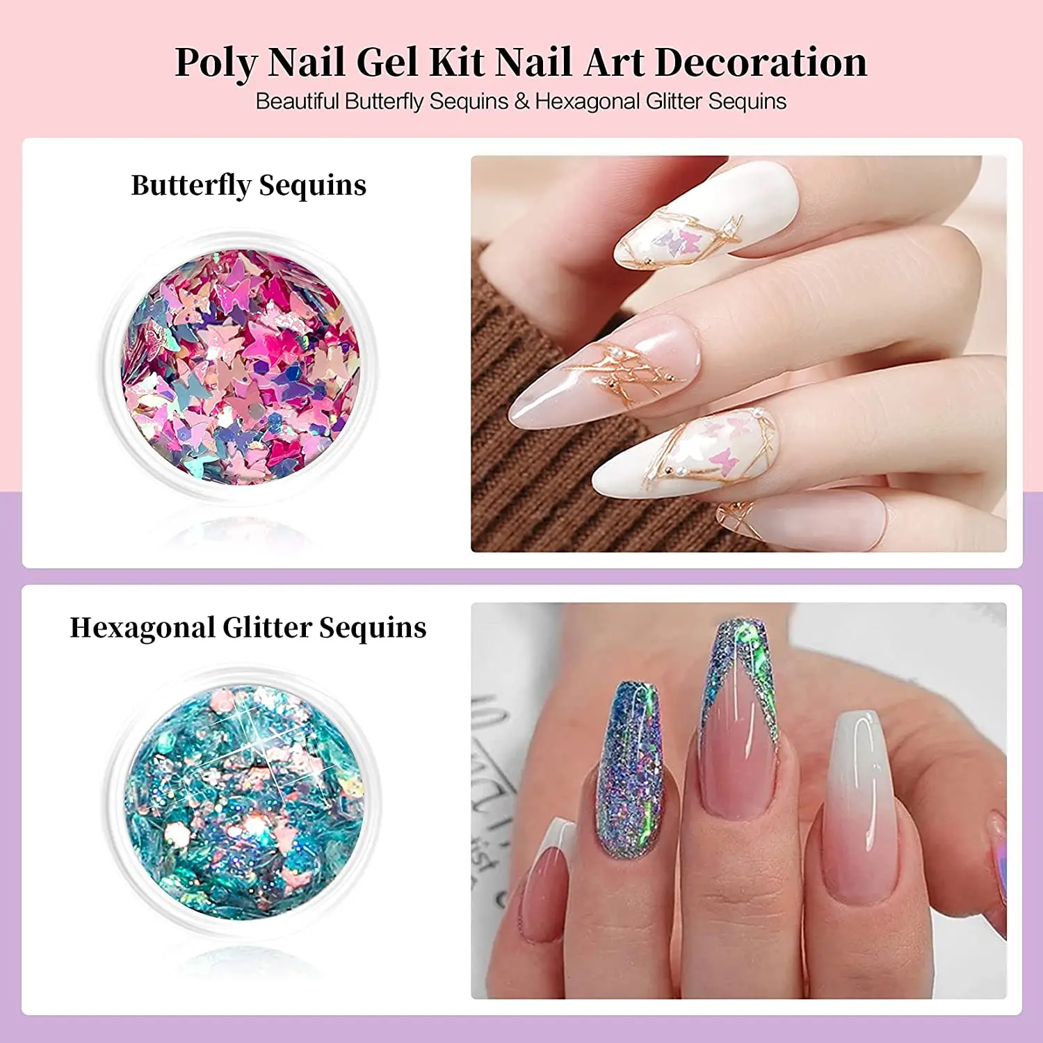 Acrylic Extension Kit | Nail Art Kit | Glam Nails