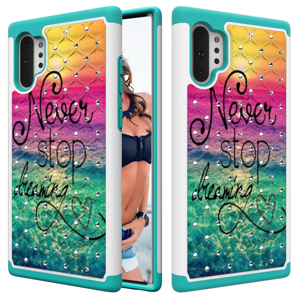 10 шт./партия 3D рельефный чехол для телефона с узором для samsung Galaxy Note 10+ чехол для Note 10 Plus, силиконовая задняя крышка для Note 10