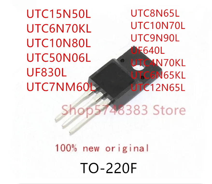 10 шт. UTC15N50L UTC6N70KL UTC10N80L UTC50N06L UF830L UTC7NM60L UTC8N65L UTC10N70L UF640L UTC4N70KL UTC6N65KL UTC12N65L | Электроника