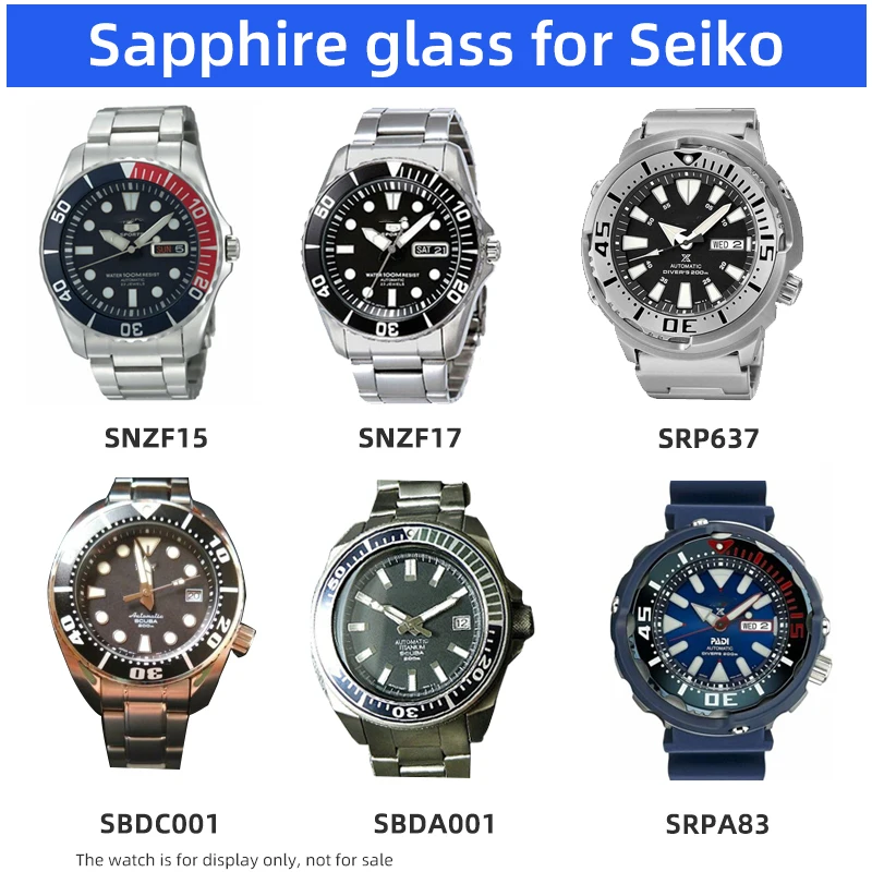Sea Urchin SUMO SHOGUN dome 31*5.0mm Sapphire glass for Seiko SBDC001 Watch crystal watch Parts