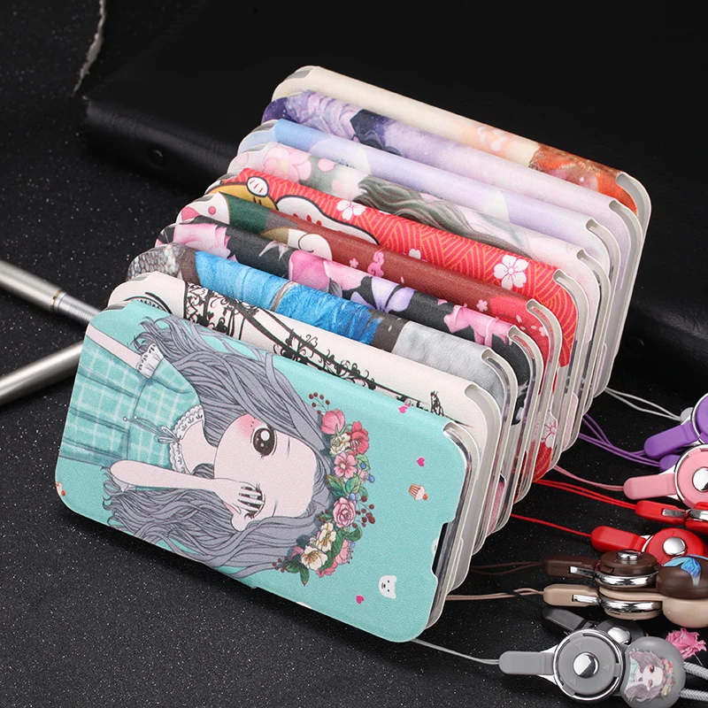 

Cartoon Funny Patterned Flip Leather Case For Xiaomi Redmi Note 8 7 7s 6 Pro Wallet Lovely Cover Redmi 6 6A 7 7A 8 8A Bag Girl