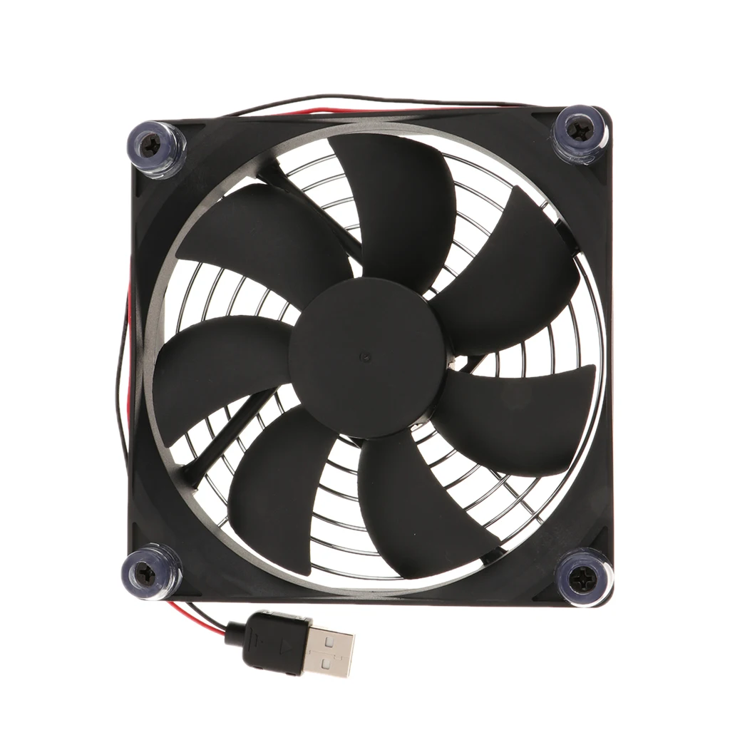 120x120mm Silent USB Fan Cooling Ventilator 5V for Playstaion/Xbox One/Mini PC/Router/DVR Radiator Fans