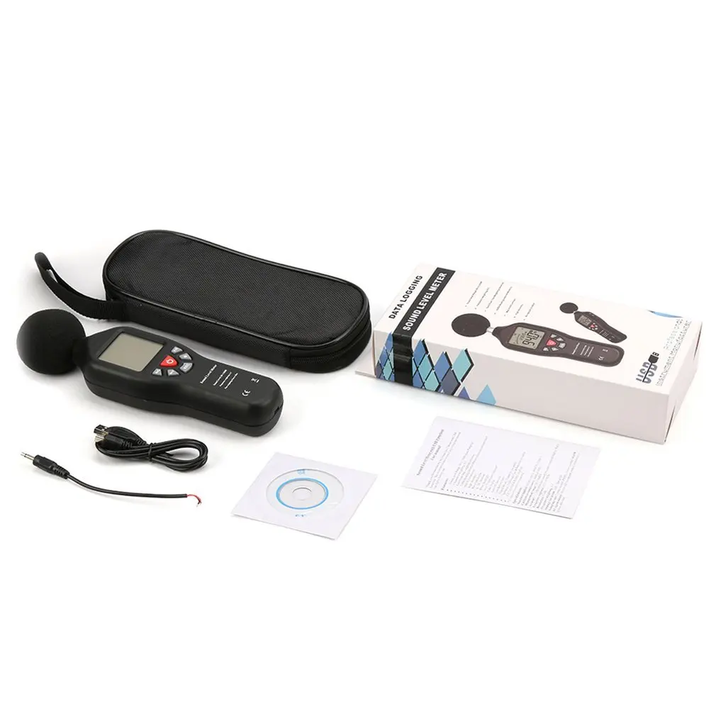 

TL-200 USB High Precision Decibel Sensor Digital Sound Level Decibel Meter 30-130dB With Backlight 32000 Data Noise Measurement