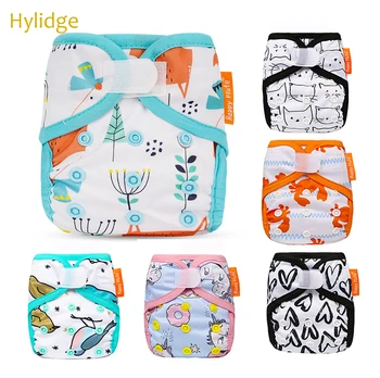 

Hylidge Adjustable Snap Reusable Diapers Happy Fute Newborn Thick Diapers Modern Cloth Nappies Toddler Infant Training Pants