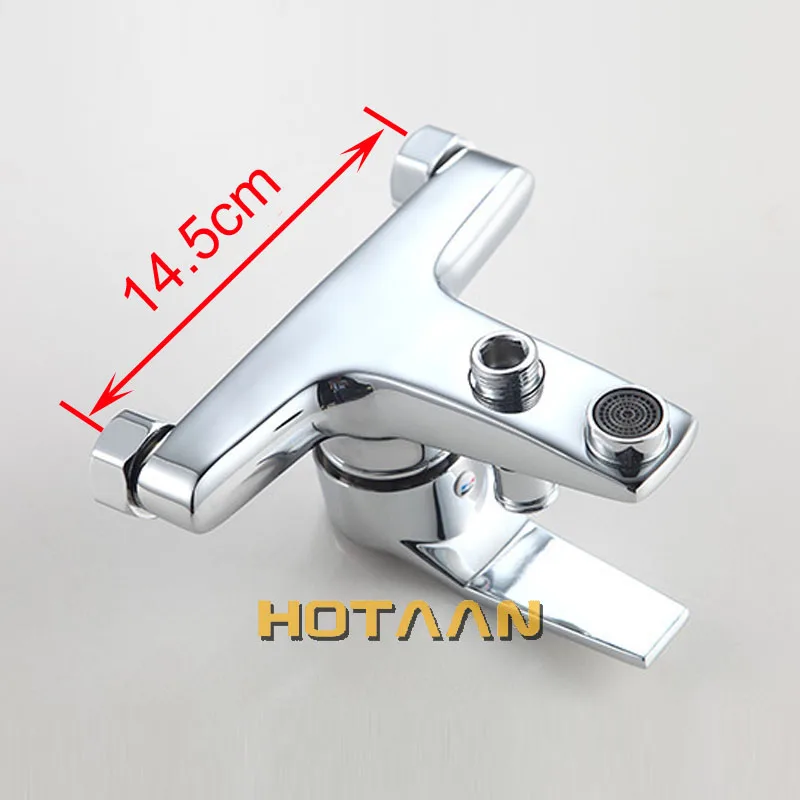 . Polished Chrome Finish New Wall Mounted shower faucet Bathroom Bathtub Handheld Shower Tap Mixer Faucet YT-5339-A