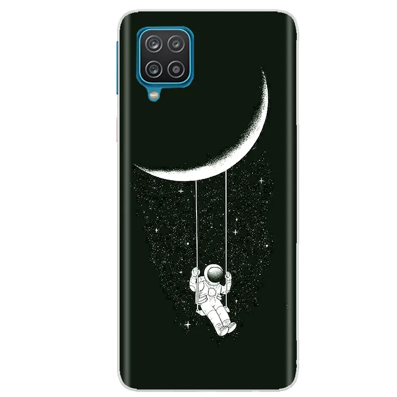 waterproof phone bag For Samsung Galaxy M12 Case Soft Tpu Silicone Case For Samsung Galaxy M12 M 12 Case Galaxy M12 M127F Cover Coque Fundas Shell designer phone pouch