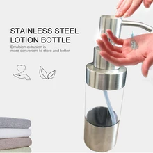500 мл дозатор для мыла из нержавеющей стали, бутылка для кухонного дезинфицирующего средства для рук, косметический шампунь для мытья тела, бутылка для лосьона для путешествий
